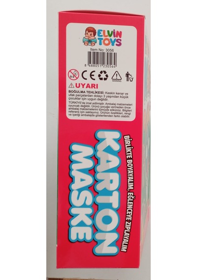 Elvin Toys Karton Maske Boyama Seti