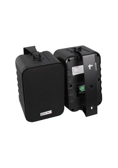 Magicvoice F-lhy4a 4" 10 Cm Hat Trafolu Duvar Tipi Sütun Hoparlör 10w Rms / 150w Peak - Mp3 Usb Uyumlu Çiftli Takım Set - Siyah