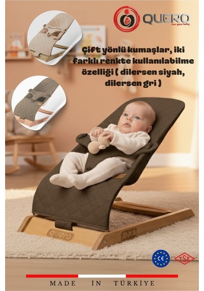 Quero Anka Çift Sallanır Ana Kucağı - Kahve/bej
