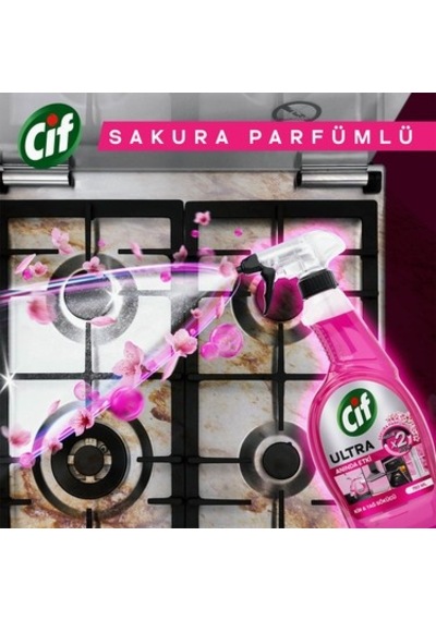 Hızlı Kir & Yağ Sökücü 750 Ml Sakura Parfümlü 508 Yeşil