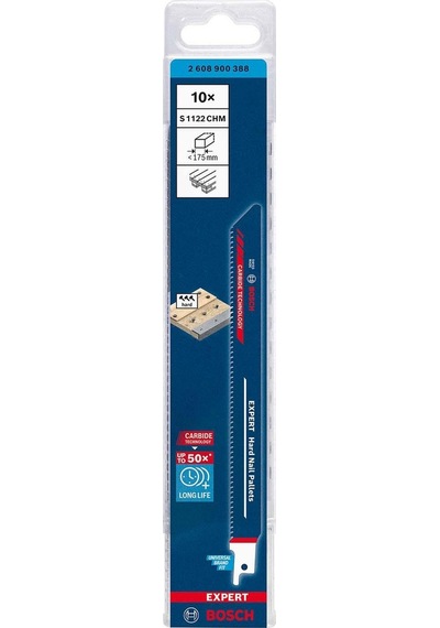 Bosch Expert S 1122 Chm Çivili Palet 10'lu 225 Mm Panter Testere 2608900388