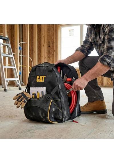 Cat Da980203 17'' Tek Bölmeli Ağır Hizmet Bez Alet Sırt Takım Ça