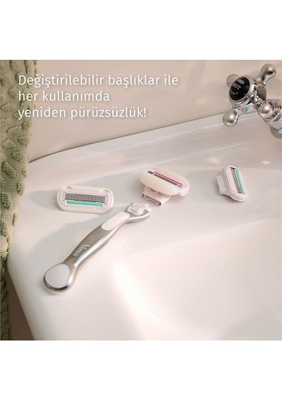 Gillette Venus Comfortglide Sugarberry + 2 Adet Yedek Başlık + Çanta
