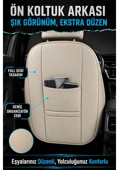 Opel Combo D Shadow Bej Tay Tüyü Ticari 2+1 Oto Koltuk Kılıfı Tam Set-kolay Montaj-terletmez-ortopedik 2012 - 2018