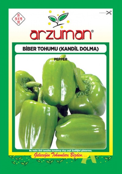 Arzuman Kandil Dolma Biber Tohumu 1300 Adet Tohum