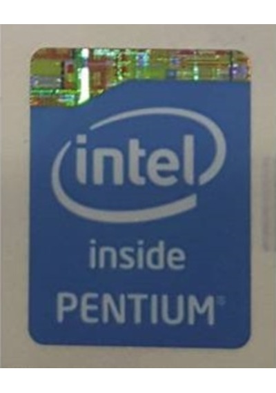 OEM İntel inside Pentium Sticker Etiket D2