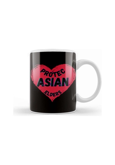 Protect Aapi Asian Elders Kupa Bardak Porselen Karışık