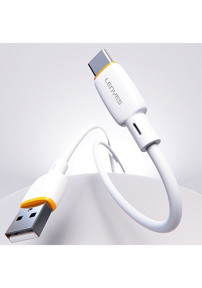 Lenyes Lc548-tc Usb-a To Type-c Data Ve Şarj Kablosu 12w 1m Beyaz Beyaz