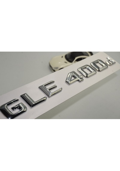 GLE400d Bagaj Krom Metal 3M 3D Yazı Logo