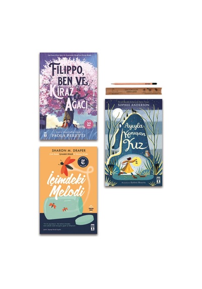 Genç Timaş İçimdeki Melodi - Filippo Ben Ve Kiraz Ağacı - Ayıyla Konuşan Kız Set 3 Kitap