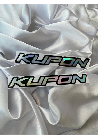 Kupon Hologram Sticker 2 Adet Oto Moto Aksesuar