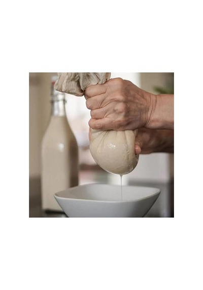 Turkuazshop Bitkisel Süt Torbası Organik Yoğurt Süzme Kesesi Yıkanabilir Keten Kese Natural Tekstil Sütbezi Diğer