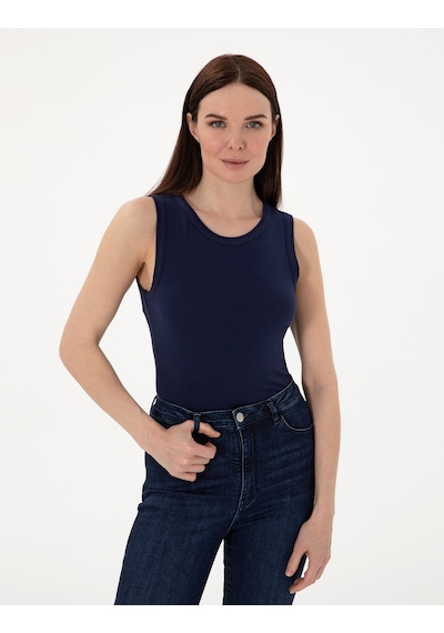Pierre Cardin Kadın Lacivert Bluz Örme 50305783-vr033 Lacivert