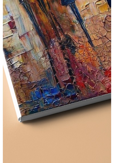 Webstyle Sayılarla Boyama Seti Kasnaklı Renkli Şemsiyeler 40x50 Cm