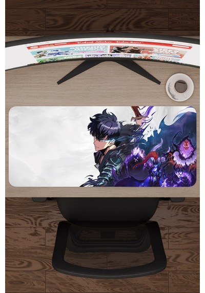 Solo Leveling Anime V4 - 70x30 Xl Gaming Kauçuk Kaymaz Taban Mouse Pad Fare Altlığı
