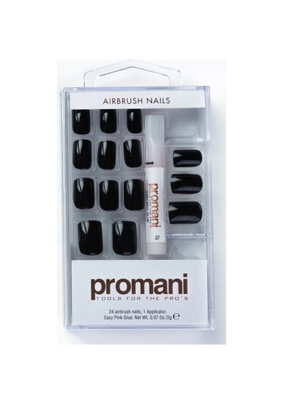 Promani Takma Tırnak Kiti Siyah