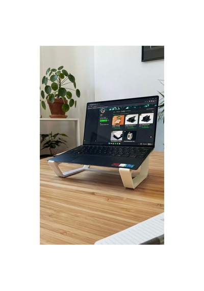Organik Pla Ergonomik Laptop Standı / 13 & 14