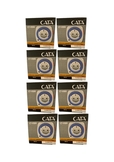 Ct-9180 3680w 16 Amper Mekanik Zaman Saati 8 Adet