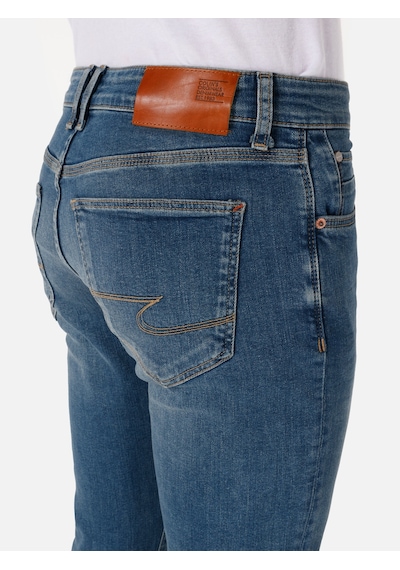Colin's Colins 041 Danny Dar Kesim Düşük Bel Dar Paça Mavi Erkek Pantolon Cl1072792 Denim