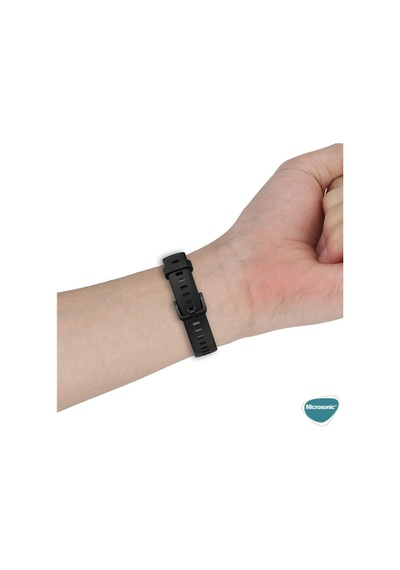 Honor Band 7 Kordon Silicone Sport Band Siyah Çok Renkli
