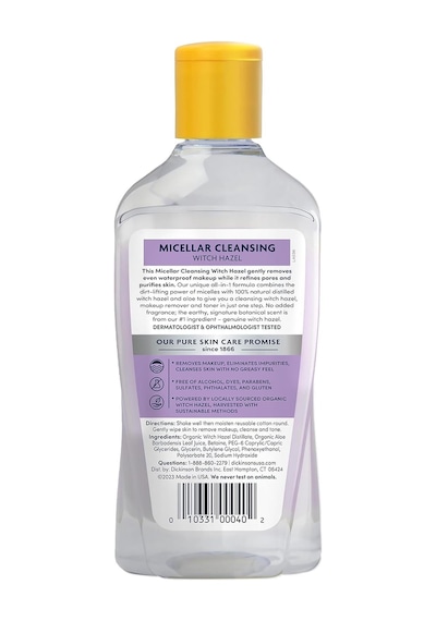 Dickinsons Witch Hazel Micellar Yüz Temizleyici 473 ML