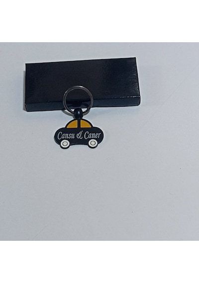 Mrchediyesepeti Çelik Kaliteli Kişiye Özel İsim Yazılı Anahtarlık No:7