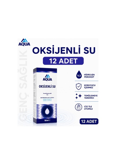Aqua Oksijenli Su 12 x 100 ML