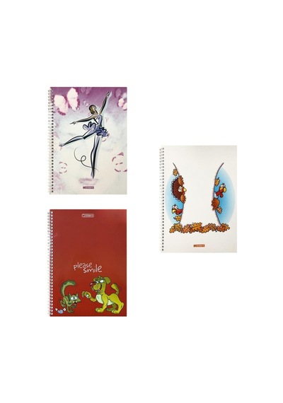 Özgün A4 Spiralli Defter 144 Yp Kareli