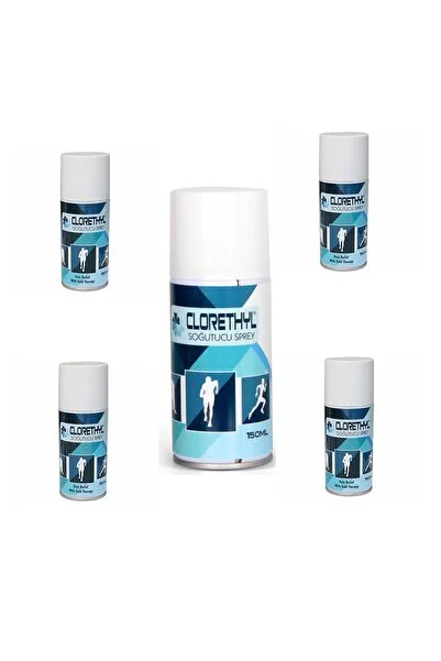 Soğutucu Sprey 150ml 5 Adet Anestezik Ve Lazer Epilasyon Için