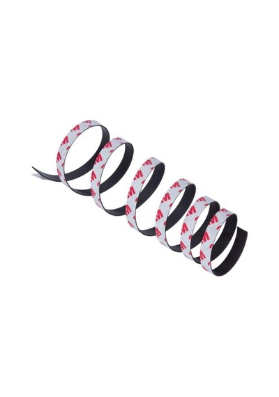Dünya Magnet 10 Metre Yapışkanlı Şerit Mıknatıs Magnet Bant Kalitesi Genişlik 2 Cm