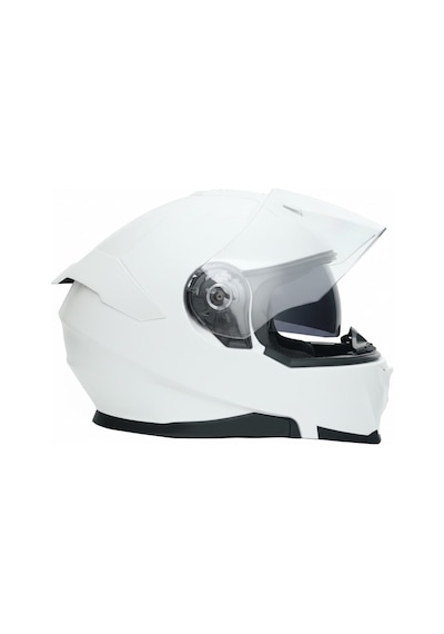 Gp Nero Mks004-Gw Güneş Vizörlü Şeffaf Çene Açılır Motosiklet Kaskı Beyaz