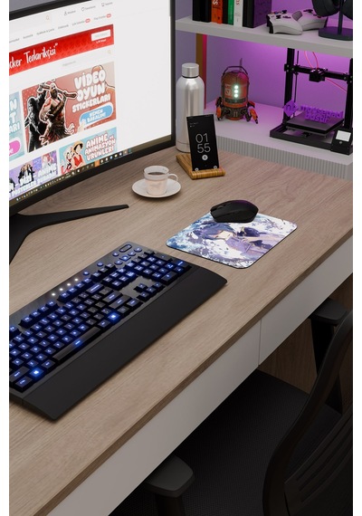 Xingqiu Genshin Impact Anime Oyuncu V5 - 22x18 Gaming Mouse Pad Fare Altlığı