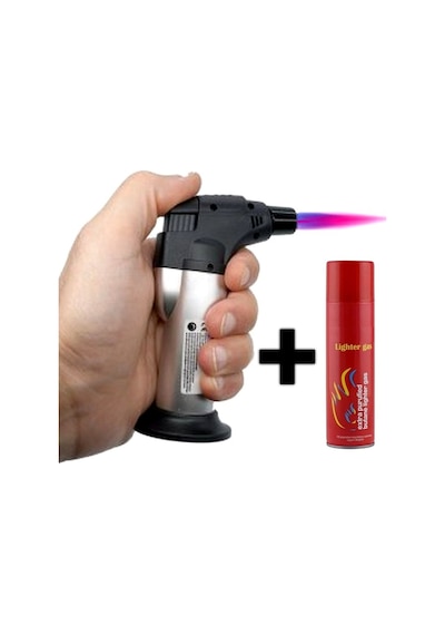 Doldurulabilir Profesyonel Pürmüz Torch + Yedek Gaz li