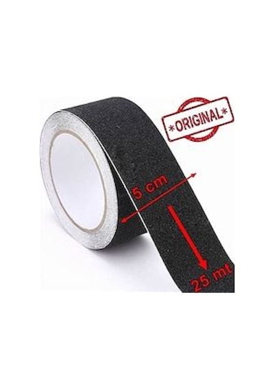 Siyah Merdiven Ve Zemin Kaydırmaz Kaymaz Bant 50Mm X 25Mt (460185371)