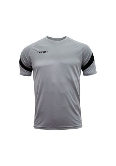 Gri - Siyah Tryon Erkek Antrenman T-shirt Evo Pro 1018056 001