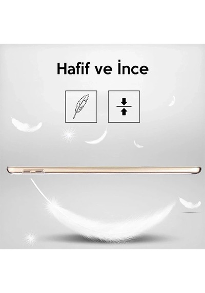 Ally Apple iPad Uyumlu 9.7 2018 Apple iPad Uyumlu 9.7 2017 Şeffaf Tpu Soft Silikon Kılıf- 5775