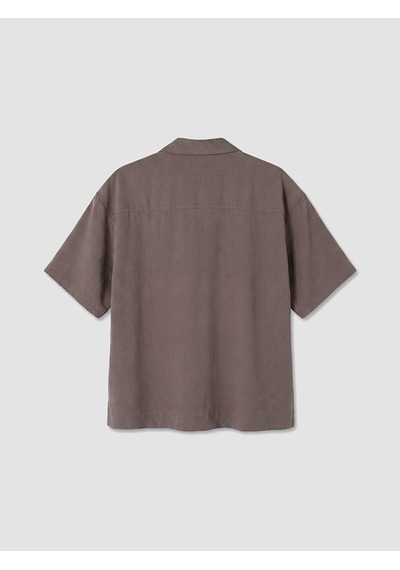 Lcw Vision Kahverengi Loose Fit Erkek Gömlek