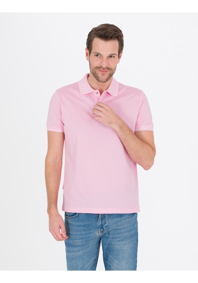 Pierre Cardin Erkek Pembe Basic Tişört 50262665-Vr041 Pembe