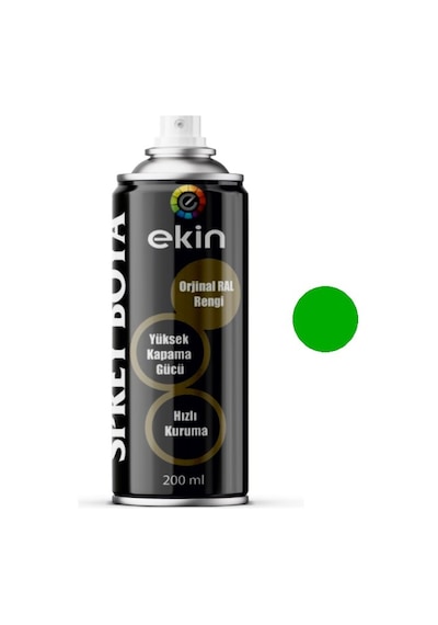 Sprey Boya 200 Ml Yeşil Parlak Çok Amaçlı Gold