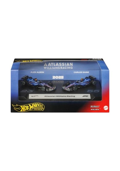 Hot Wheels Premium Formula 1 Atlassian Williams Racing Jmm89 Jmm98