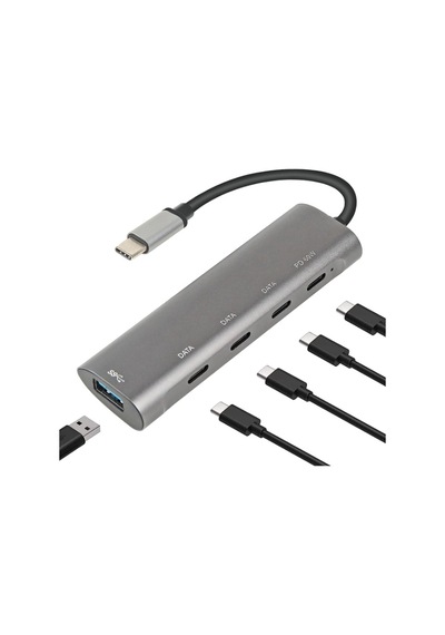 Usb-c Pd Hub 5 İn 1 Typec Usb 3.0 Pd 3 Port Typec
