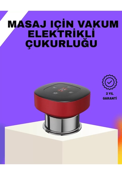 Home Vakumlu Masaj Aleti Çok Kademeli Emme Isıtmalı Ev Tipi Terapi Çok Renkli