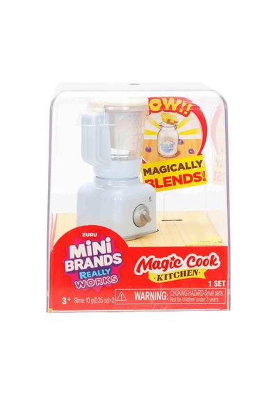 Mini Brands Magic Cook Kitchen Blender Mini Mutfak Seti Çalışan Minyatür Oyuncak 3+