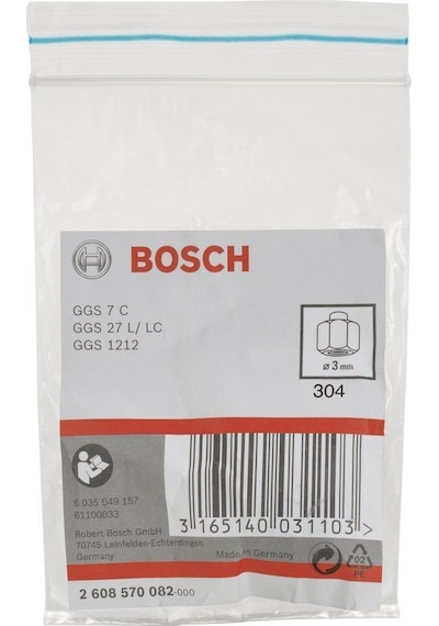 Bosch Ggs 7C-27 L/C Sıkma Somunlu Penset 3 Mm 2608570082