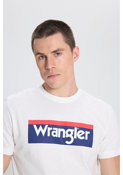 T-shirt Wrangler Kırık Beyaz