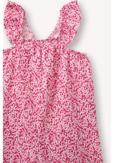 Defacto Kız Bebek Floral Bürümcük Tulum H6742a526hspn178 Pembe-pn178