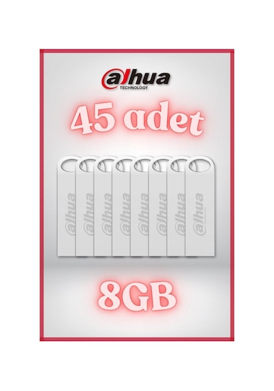 45 Adet 8gb Metal Usb Flash Bellek U106 -