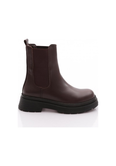Dgn 5105 Kadin Strech Detayli Bot Kahve