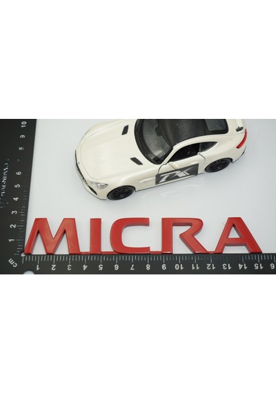 Dk Tuning Nissan Micra Kırmızı Abs 3m 3d Bagaj Yazı Logo Arma