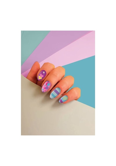 18896 Crazy Chic - Tak Ve Git Tırnaklar - Rengarenk - Abay-889287 1 Adet